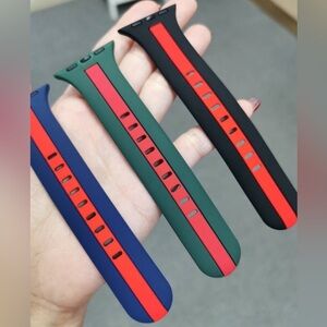 ✅Silicone Strap For Apple Watch Band IWatch Series 8 7 SE 6 5 4 3 2 1.